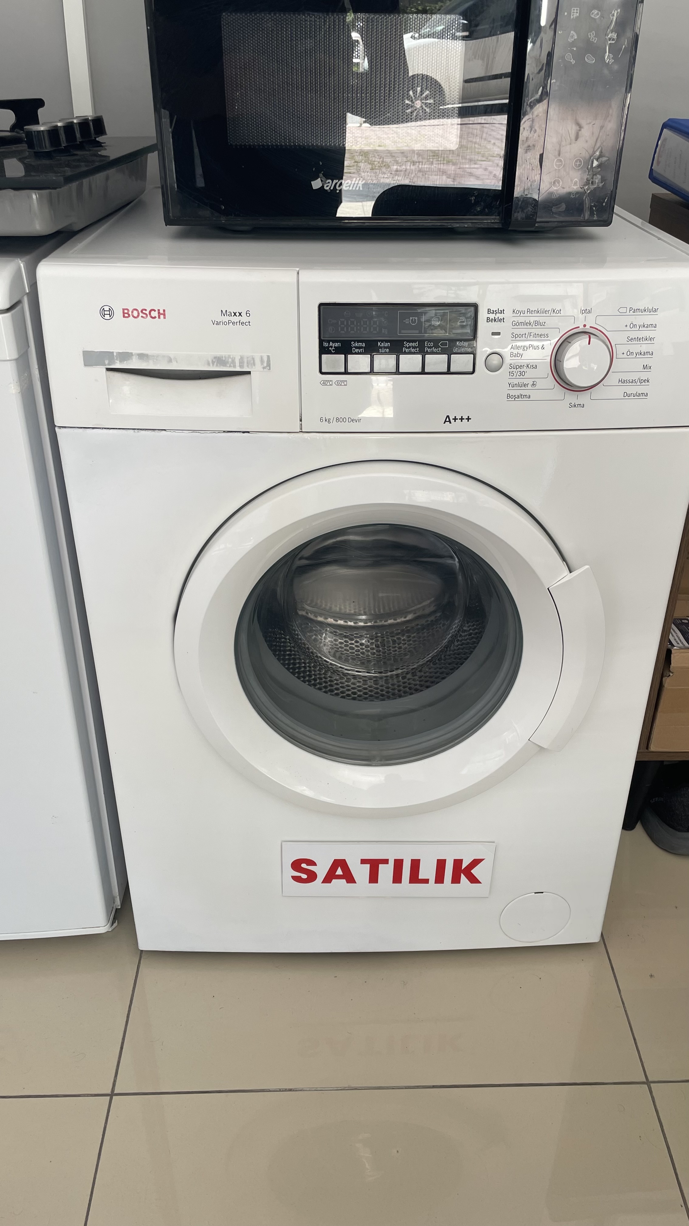 (SATILDI)BOCSH MAX 6 KİLO ÇAMAŞIR MAKİNASI 