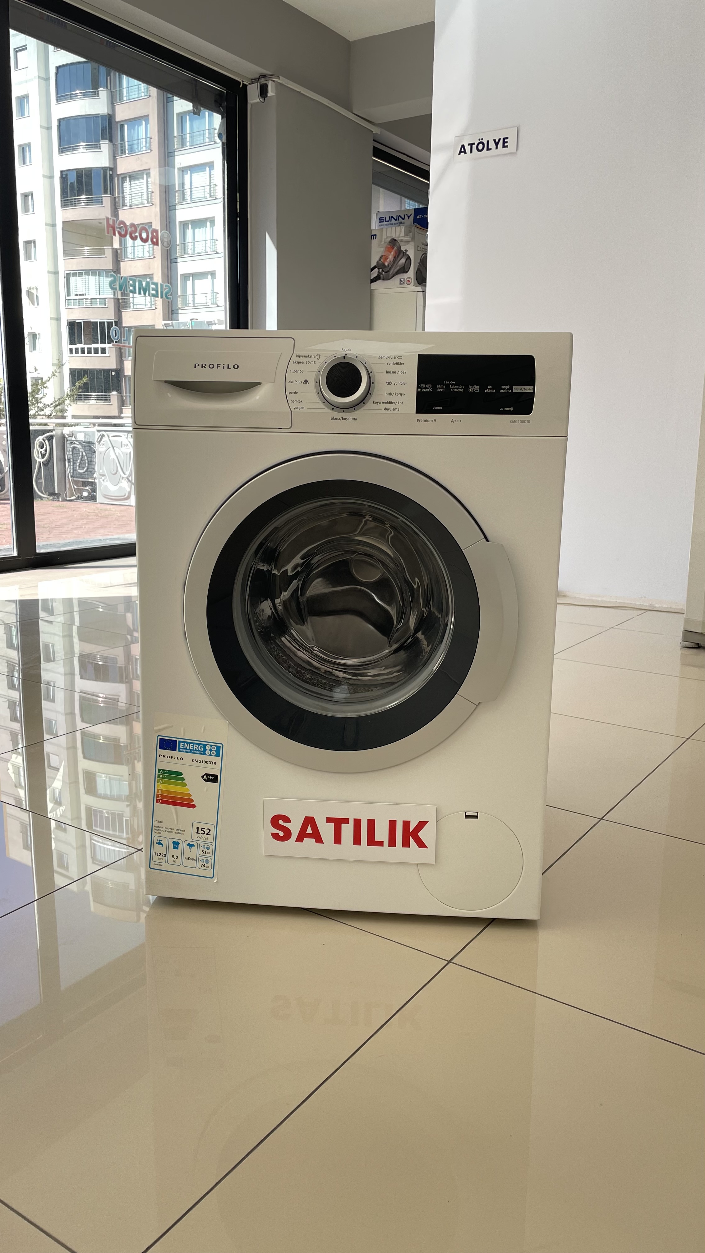 PROFİLO 9 KİLO 1000 DEVİR ÇAMAŞIR MAKİNASI 